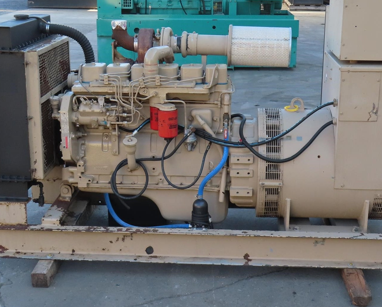 80 KW O'Brien #OB80K-DW61, diesel generator set, 120/240 Volts, 1 phase, prime, Cummins 6BT5.9 engine, 134