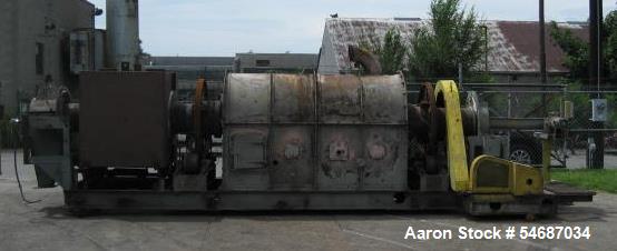 14" x 2220" CO Bartlett & Snow, Indirect Fired Rotary Calciner, Stainless Steel tube, 4 heating zones