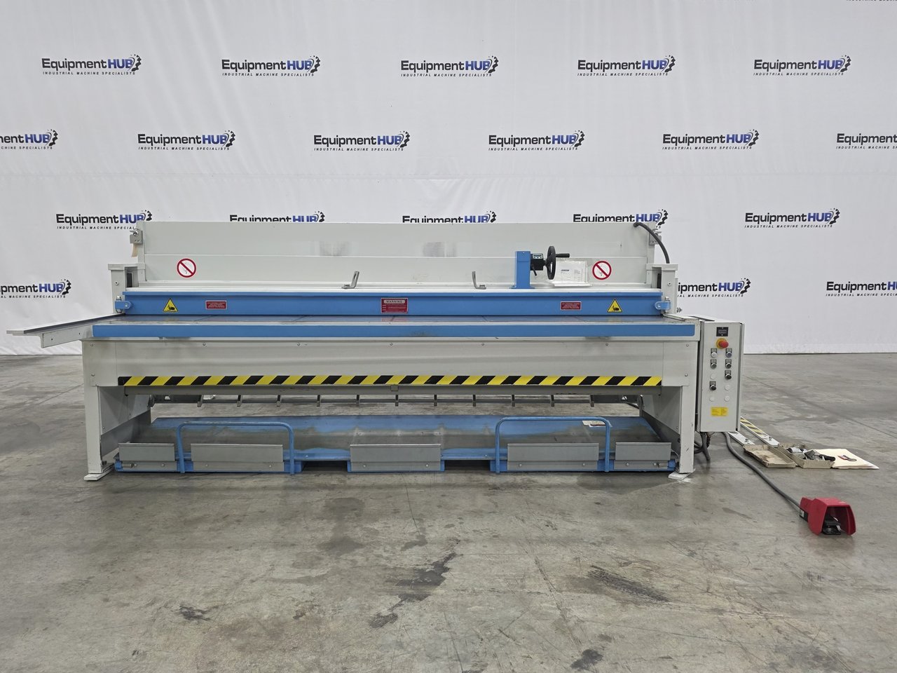 16 gauge x 10' Schechtl #SMT-310/BV, electro-mechaical shear, 30" manual back gauge, 2018