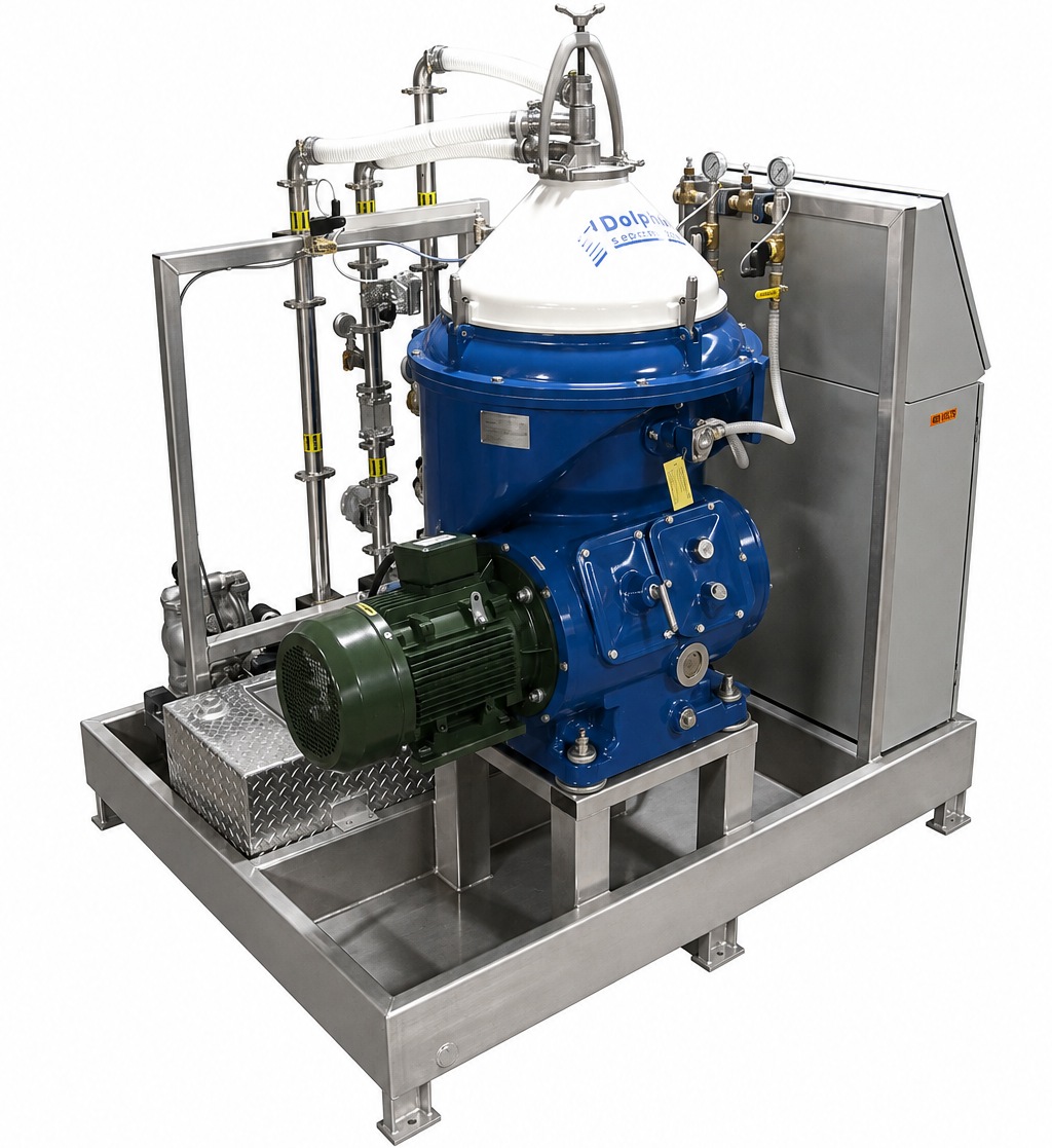 Alfa-Laval #PX-210 Stainless Wastewater Centrifuge Skid, TSS and BOD Reduction