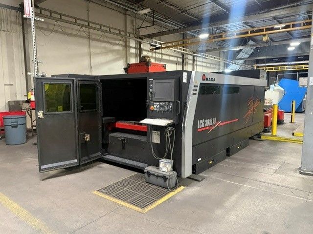 Amada #LCG3015AJ, fiber laser, 2000 watt, AMNC 3i CNC Control, 2014