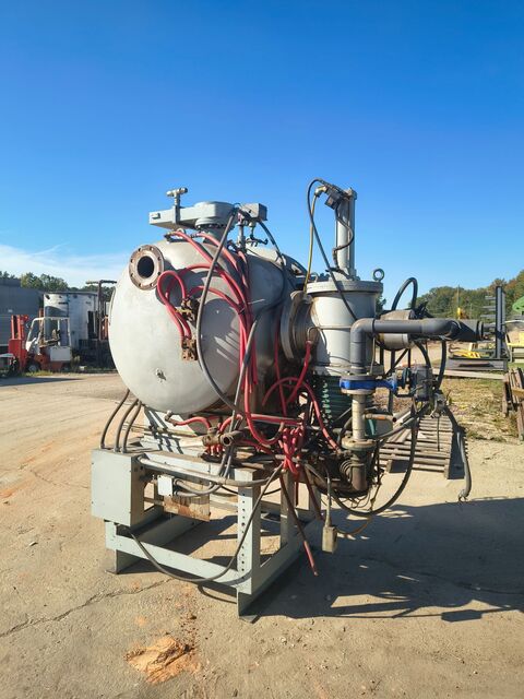 Stokes #17-24, high vacuum chamber & induction furnace system