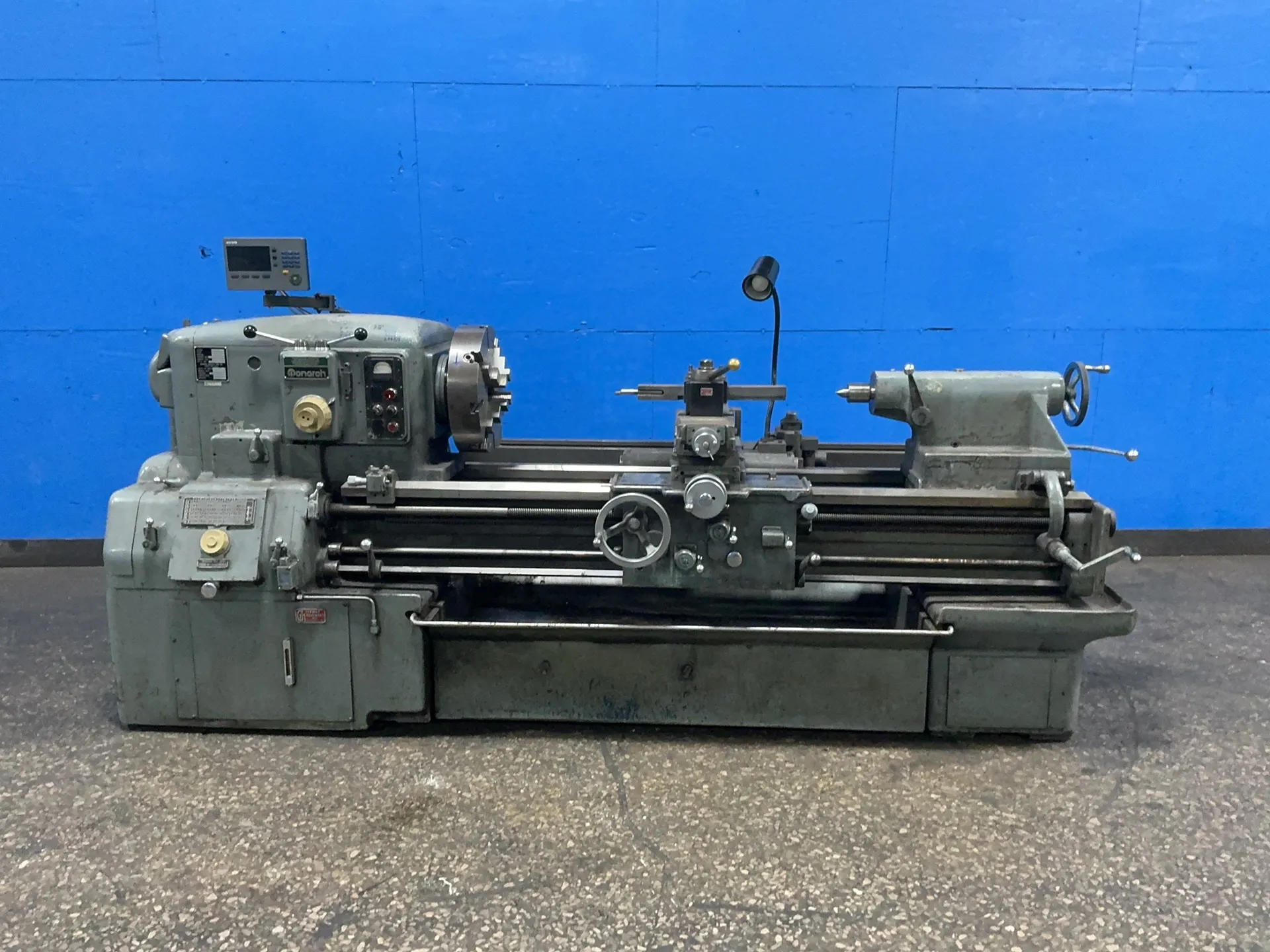 25" x 48" Monarch #612, Lathe, 18" 4-jaw chuck, 2" bore, Acu-Rite digital read out, tailstock, tool post, 90