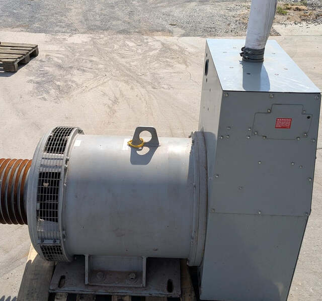 230 KW Marathon MagnaMax #432RDL4919, belt drive generator end, 3 phase, 12 lead, 3-3/8" shaft, 13" 6-groove