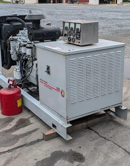100 KW Spectrum #100DES71, diesel generator set, 120/240 Volts, Delta, 3 phase, standby, Perkins 1006T