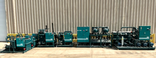 Berg #AQR-140-2/1 industrial chiller, screw compressor, water cooling system