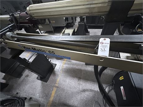 Hardinge #Har-Matic-65, retractable hydrodynamic bar feeder, Sameca pump