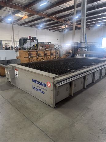 Messer #EdgeMax, CNC plasma cutting system, 5' x 12' table, 130 amp, 1.25" pierce, 144" X, 60" Y, 6" Z