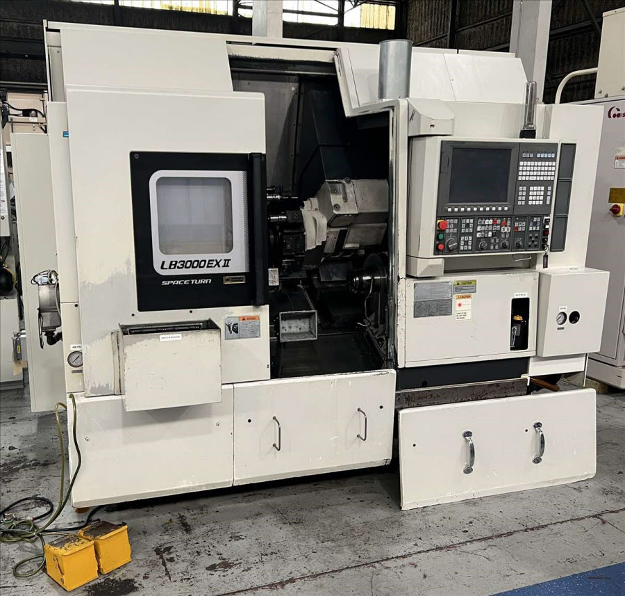 Okuma #LB-3000EXII-MYW/450, multi-axis CNC lathe, OSP-P300LA Control, 22.8" swing, 17.7" centers, 2017