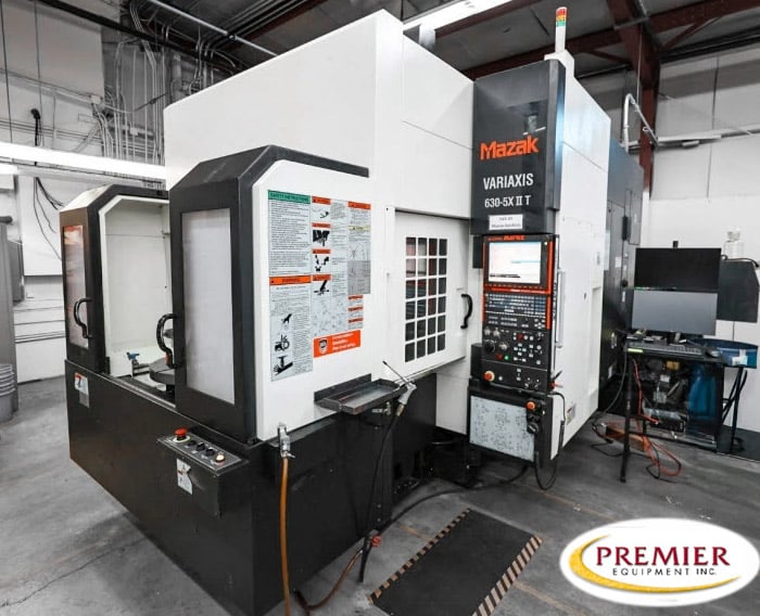 Mazak #Variaxis-630-5X-II-T (2P), 5-Axis CNC vertical machining center, Mazatrol Matrix Control, 24.8" X