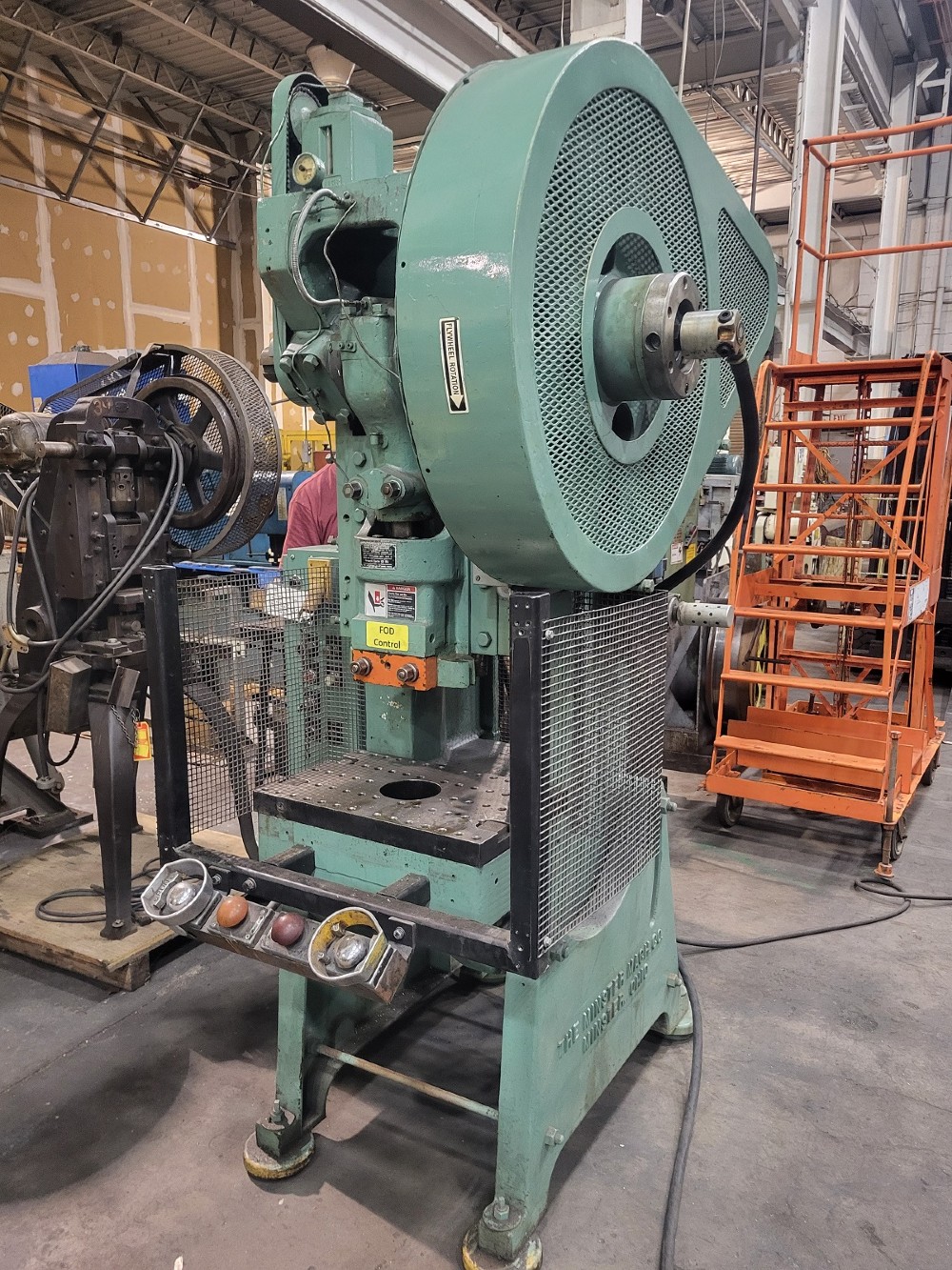 32 Ton, Minster #4, OBI Punch Press, Air Clutch and Brake, 3" stroke