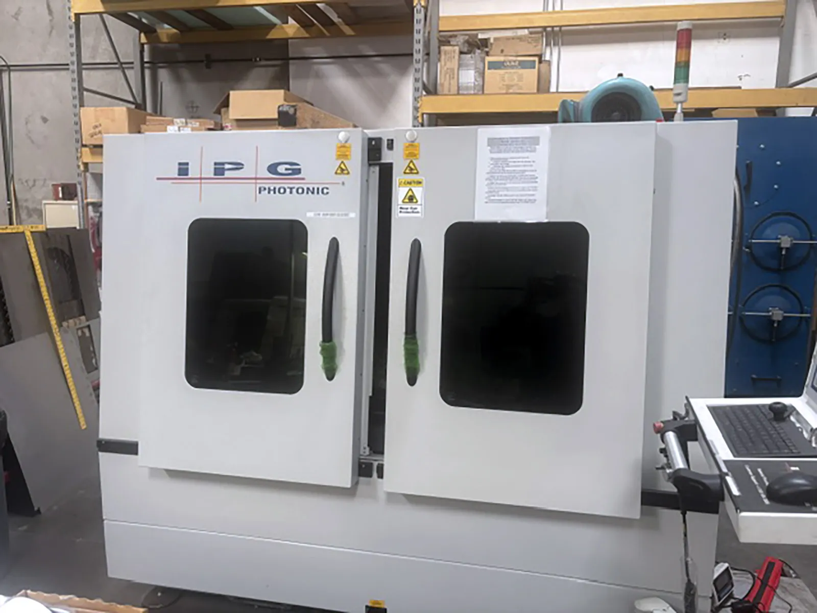 IPG Photonics #LaserCube, fiber laser, 4000 watt, 4' x 4' sheet, 48.2" X, 48.2" Y, 2.9" Z, YLR-4000 source