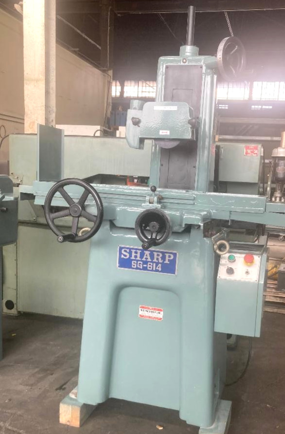 6" x 14" Sharp #SG-614, Surface Grinder, fine pole magnetic chuck, 15" X, 7" Y, 15.7" spindle to table, 14.5"