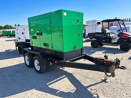36 KW Multiquip #DCA45SSIU4F, diesel generator set, 240/480 Volts, 3-phase, 4035 hours, Isuzu #4LE2X engine