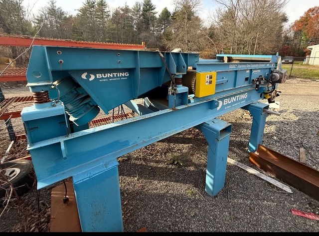 Bunting Magnetic s #SSSC-60, Stainless Steel Separator, 60" width, neodymium head pulley, 5" max. material
