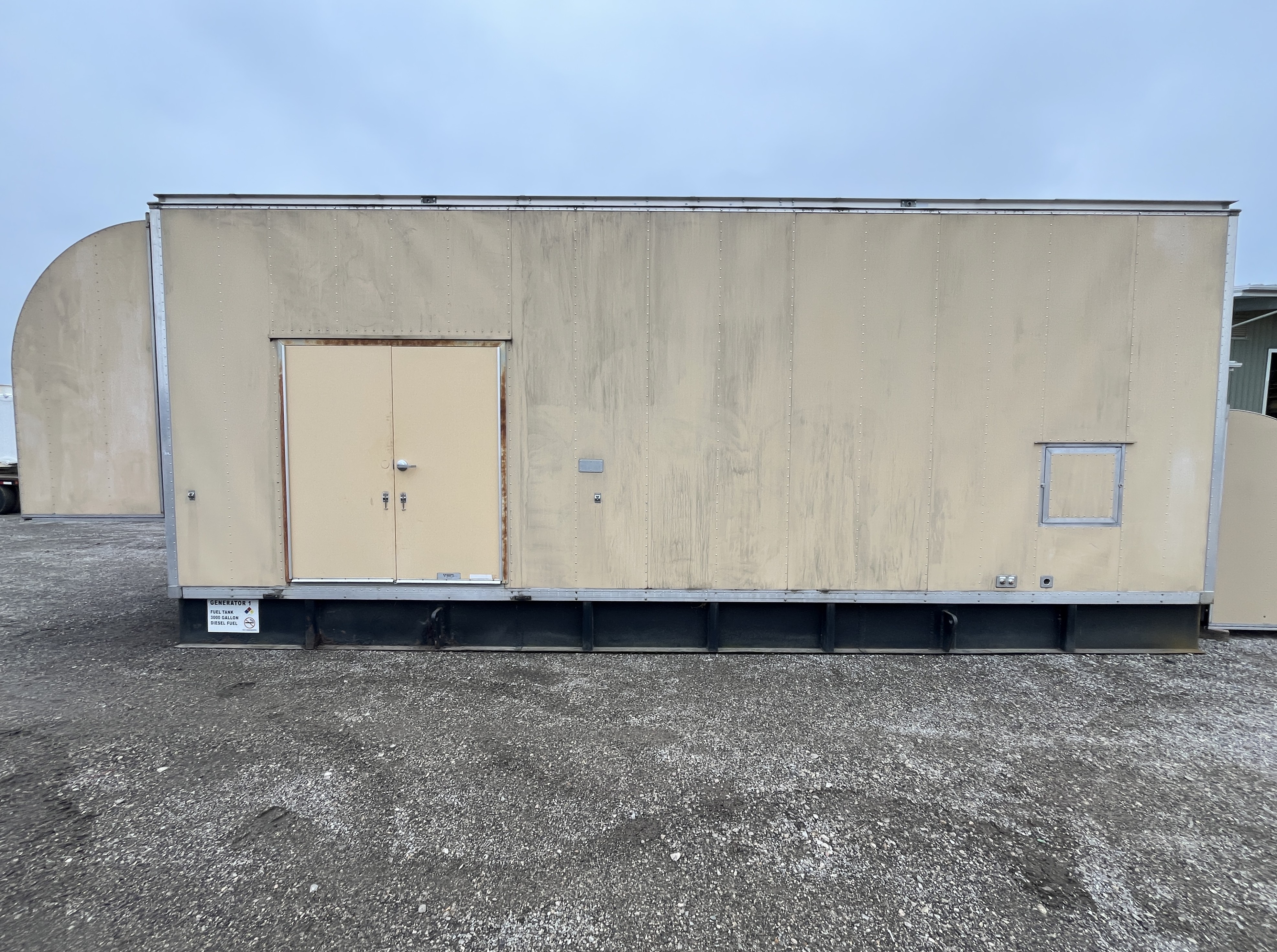 1500 KW Caterpillar #3512C, Diesel Generator Set, standby, 277/480 Volts, sound attenuated enclosure, 3000