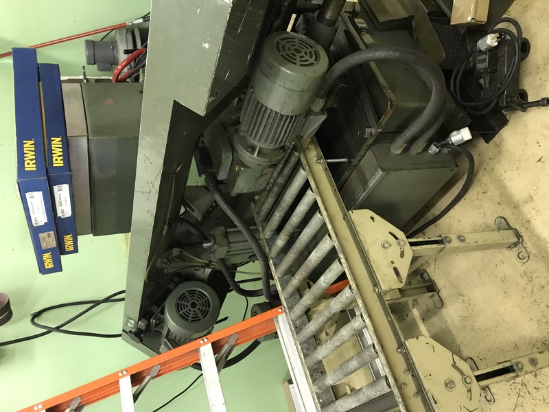 12" x 12" Jet/Lian #HBS-12A, automatic horizontal band saw, 7" x 13" rectangular capacity, 1" x 150" blade