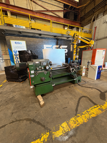 16.9" x 39.4" Heidenreich & Harbeck #VDF-21-RO, engine lathe, 2.2" spindle bore, 19-2000 RPM, 10 HP, 220/380