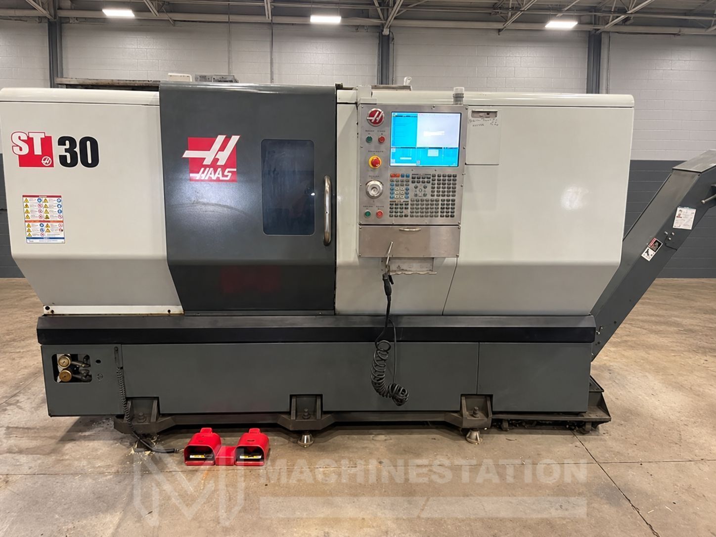 Haas #ST-30, CNC turning center, 21" swing, 12" 3-jaw chuck, 3" bar, 3.5" bore, 15" diameter, 32.5" length