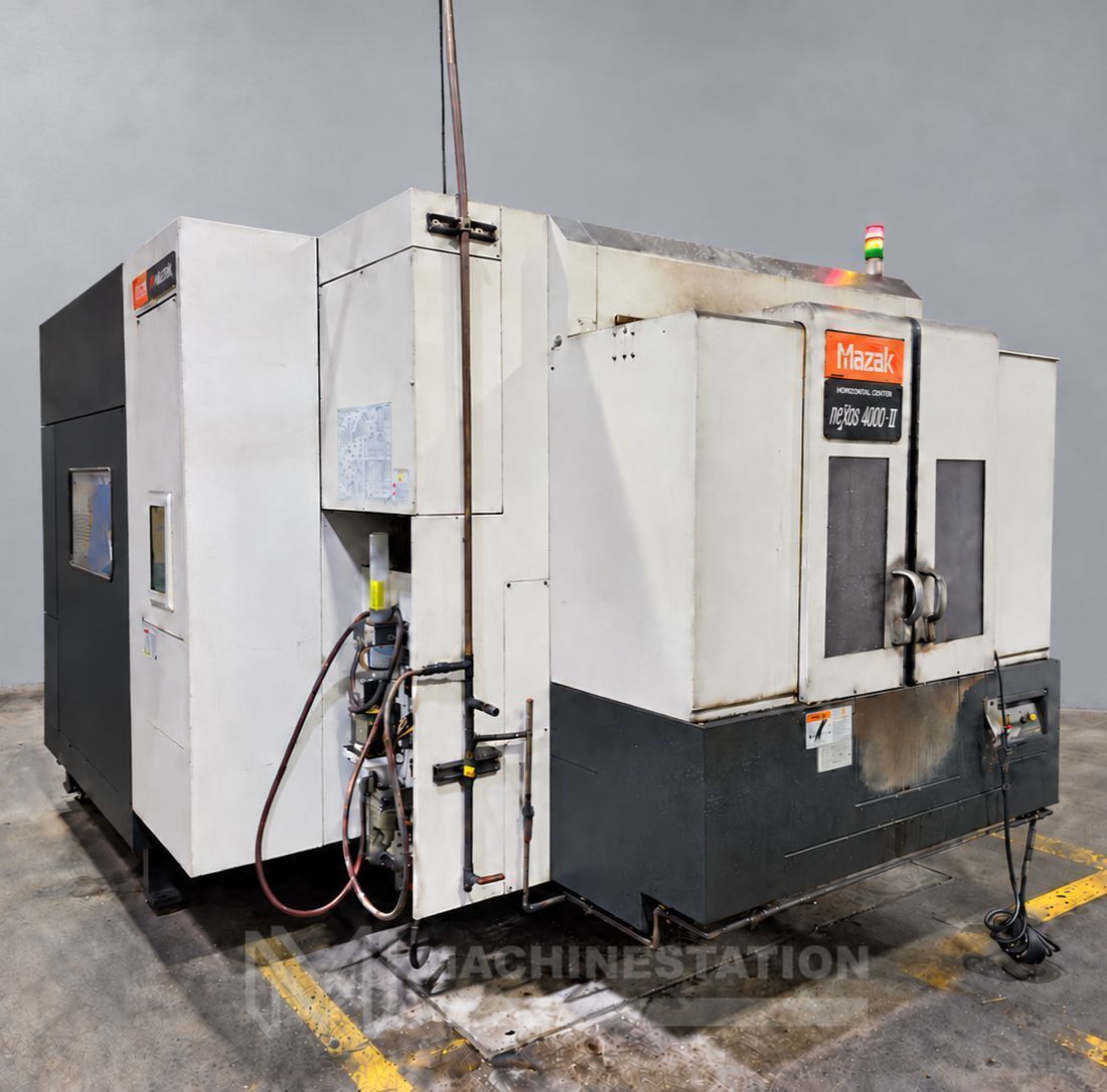 Mazak #Nexus-HCN-4000II, CNC horizontal machining center, 70 automatic tool changer, 22" X, 24.8" Y, 25.1" Z