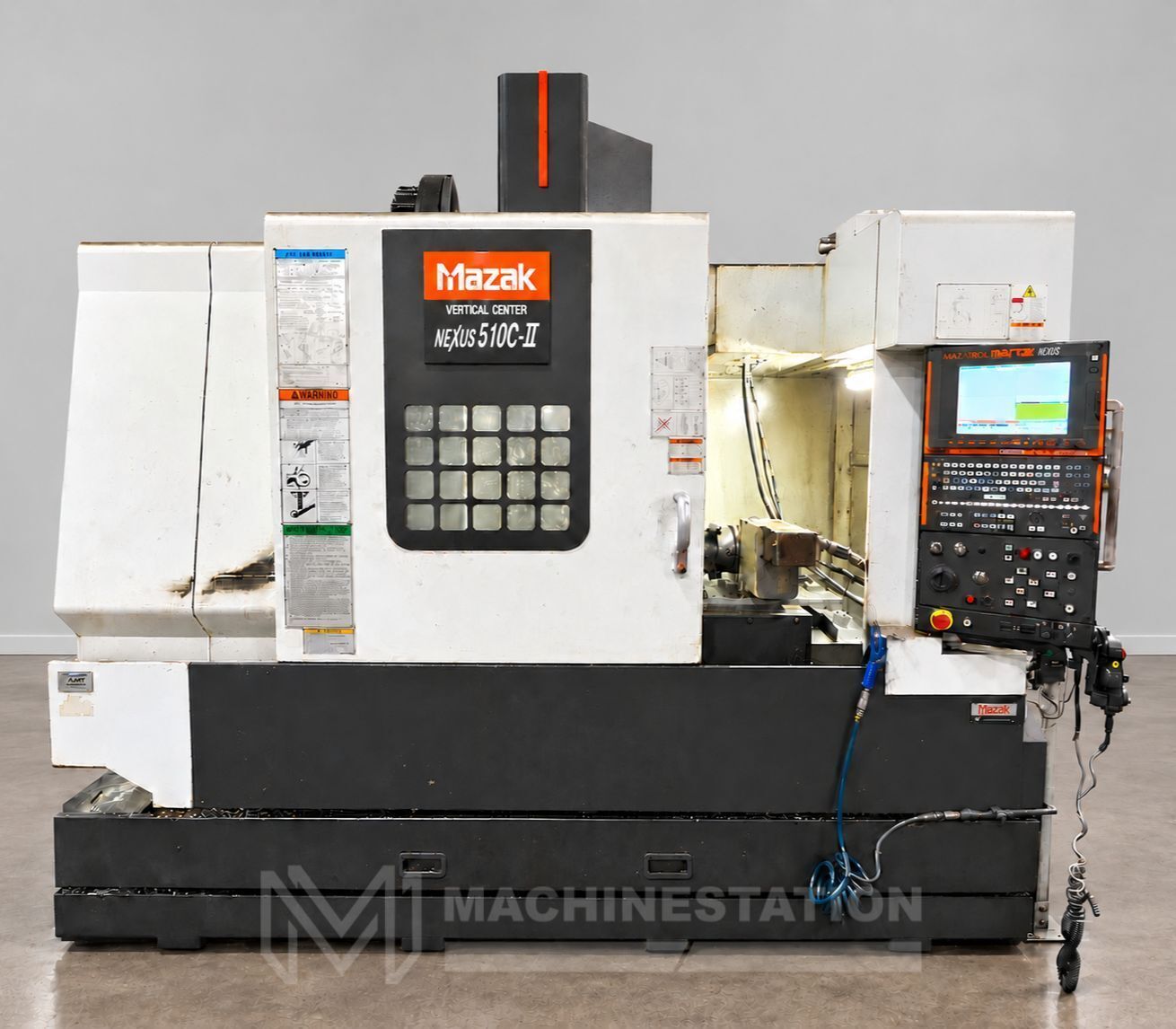Mazak #VCN-510C-II, CNC vertical machining center, 30 automatic tool changer, 41.3" X, 20.8" Y, 20.8" Z
