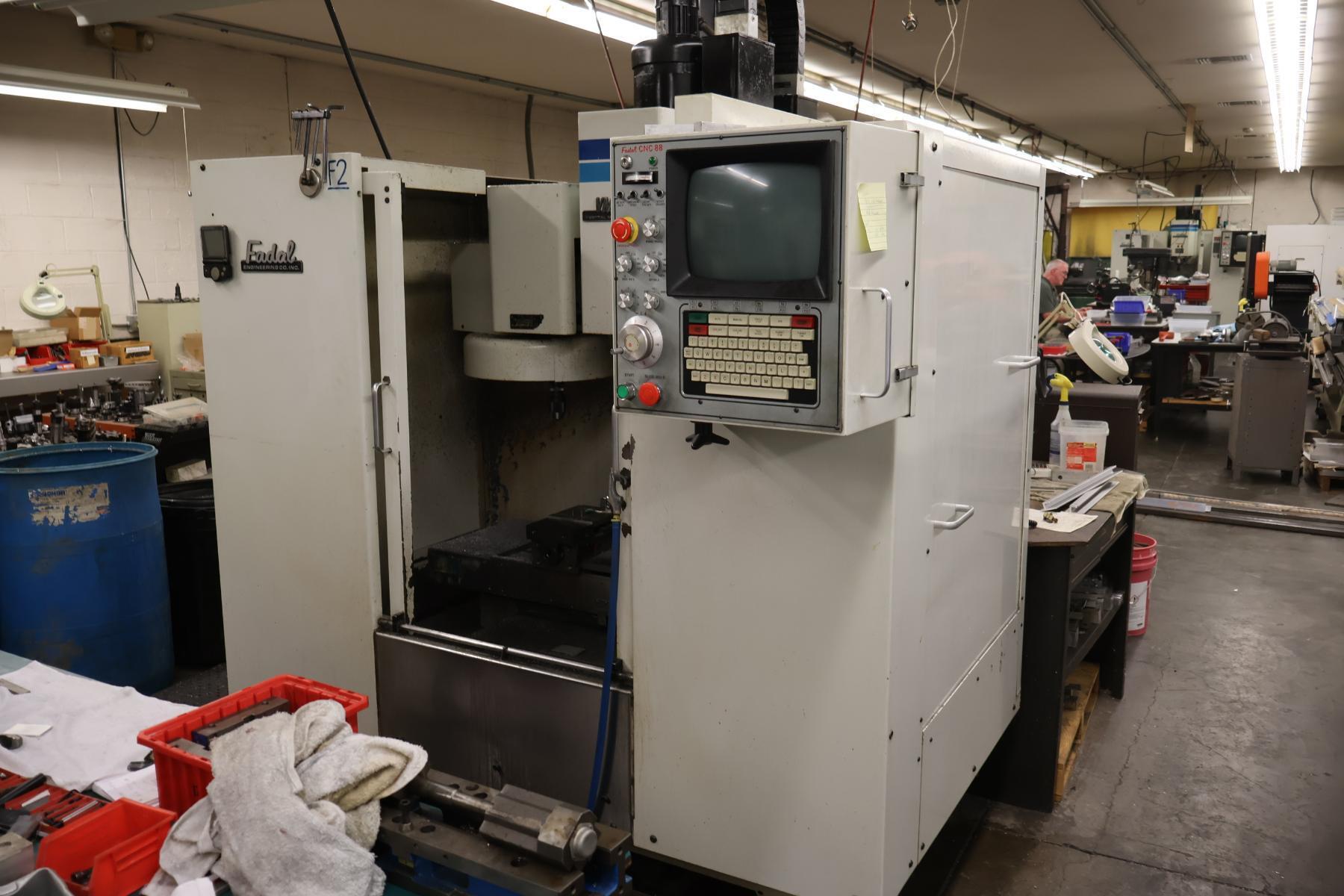 Fadal #VMC-20, CNC vertical machining center, 20 automatic tool changer, 20" X, 16" Y, 20" Z, 7500 RPM, CT40