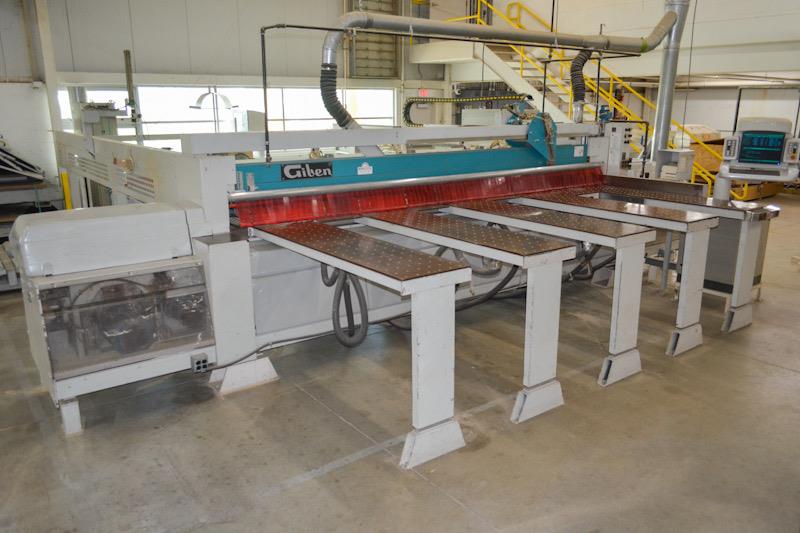 Giben #Prismatic-2-H-100-SPT, rear load automatic panel saw, 177" cut length, 3.9" blade projection, 17.7 HP