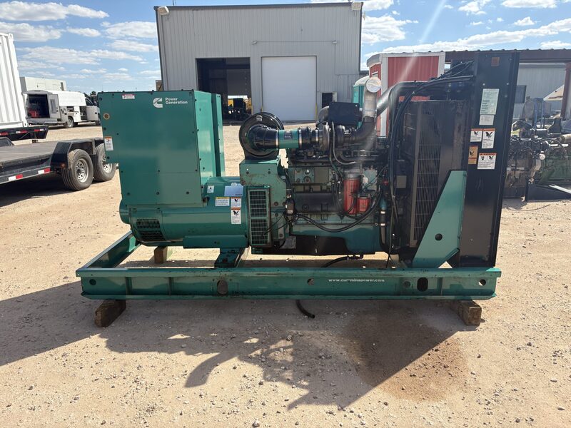300 KW Cummins #QSL9-G7, diesel generator set, open, prime, Stamford #HC1434F1 400 KW generator end, 480