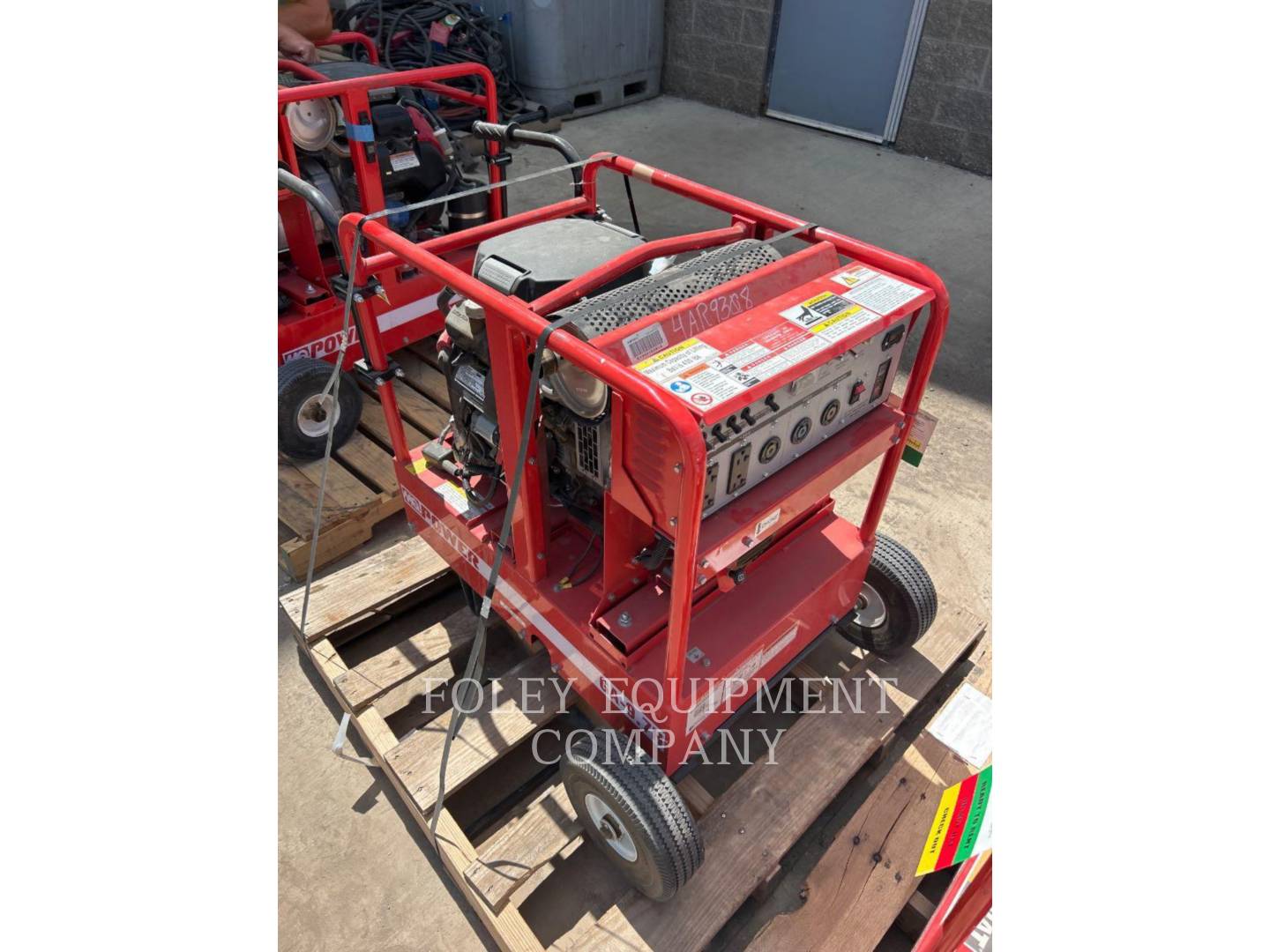 9.7 KW Multiquip #GA97HEA, gasoline generator set, Honda GX630 engine, electric start, GFCI receptacles