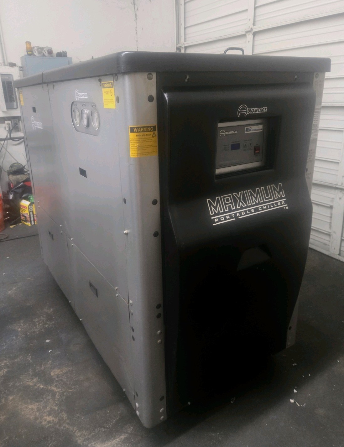 15 Ton, Advantage #MID-15W41HRXR, portable process chiller, 460 V., 3 Ph., 60 Hz., 2010