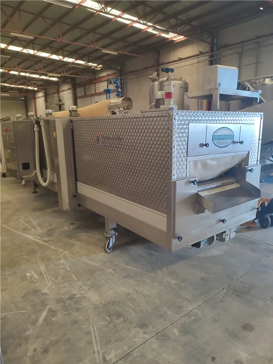 Tavalazzi #M8/80-V5, liquid nitrogen tunnel freezer, Stainless Steel, 26' 11" x 29-1/2" useful belt area, PLC