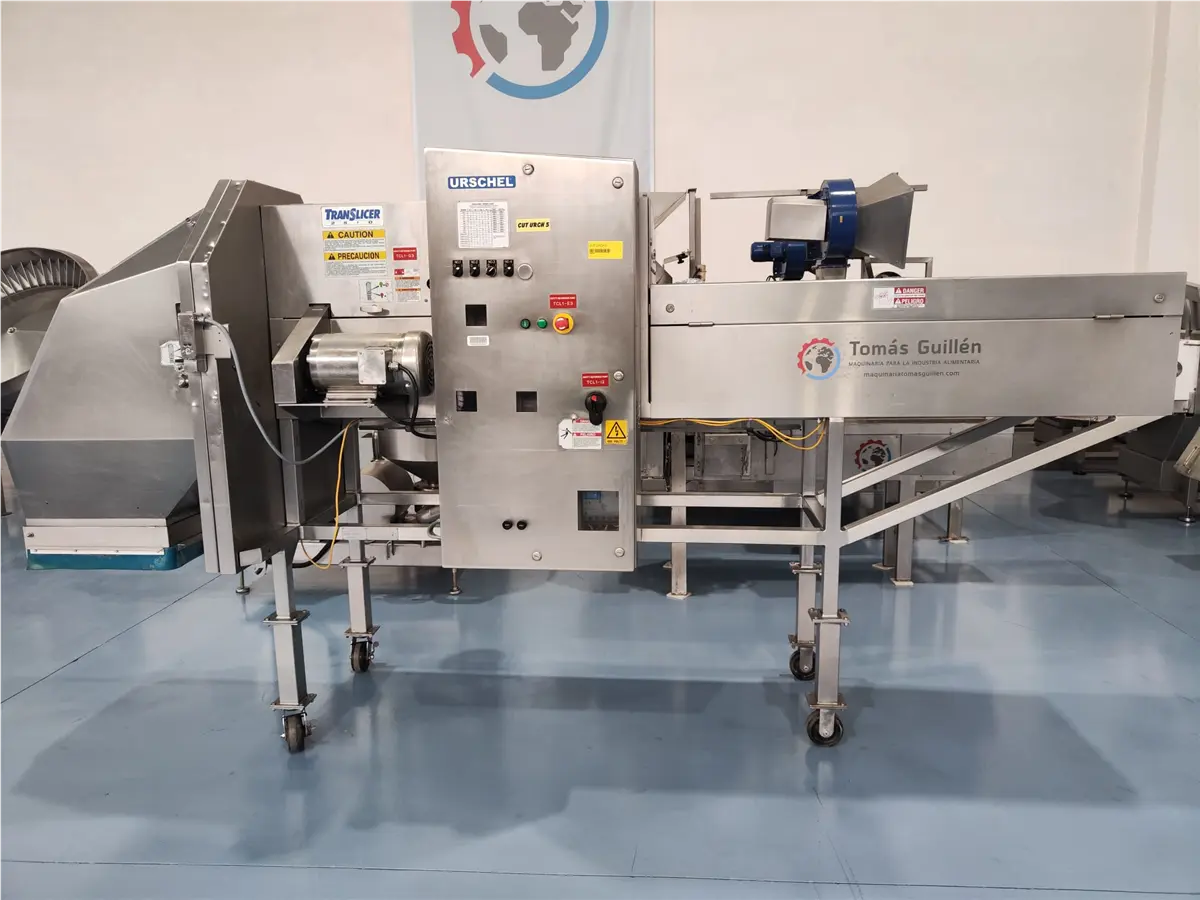 Urschel #TRS-2510 TranSlicer, slicer, 13600 kg/h, 24 blades, up to 8" product diameter