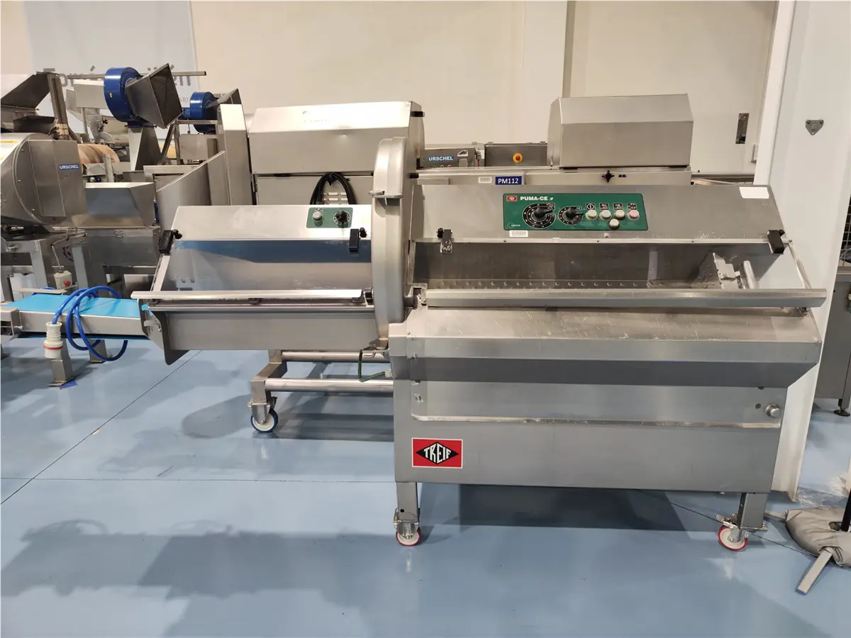 Treif #Puma-CE/F, slicer, Stainless Steel, 400 cuts/minute, 8-11/16" x 9-7/16" max. cross section, 4.6 HP