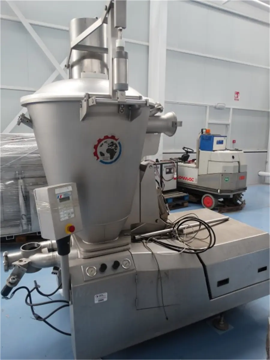 Marlen #OPTI-140, twin piston & vacuum pump, Stainless Steel, 12000 lbs/hr, 500 psi, 25 HP, 230/460 V., 60 Hz.