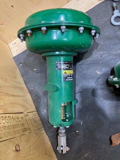 Fisher #656, actuator, size 30, 3-20 psi range, 3-12.5 set, 2-1/8" travel, new (3 available)