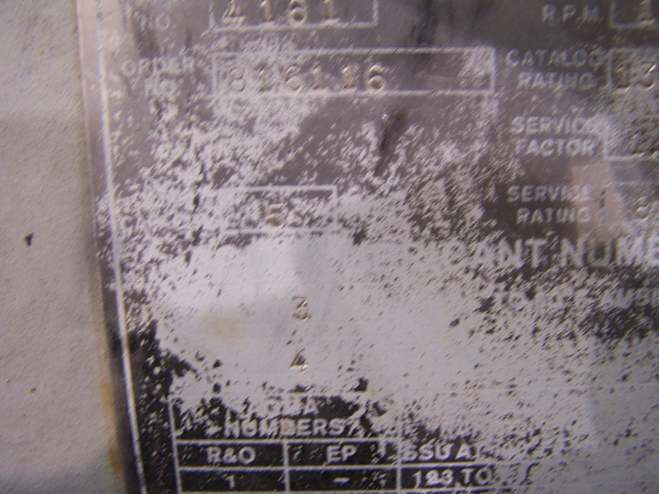 Lufkin #M106CH, gearbox, 1.50:1 ratio