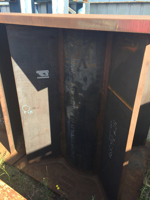 400 Ton Kova, equipment stands, 5' H x 4' x 4' width, 5650 lb. each (2 available)