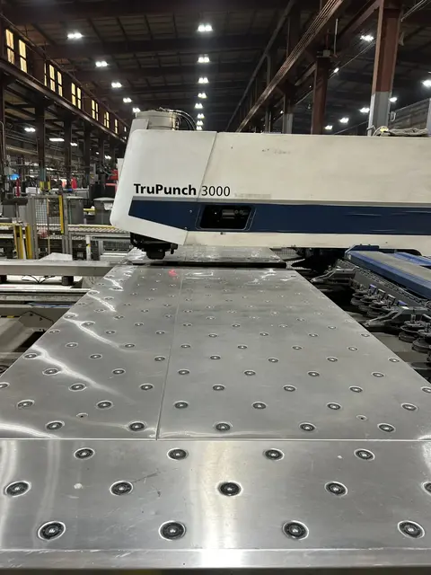 20 Ton, Trumpf #TruPunch-3000, CNC Turret Punch, 59" x 118" sheet, 50" throat, 1/4" max. thickness, 20