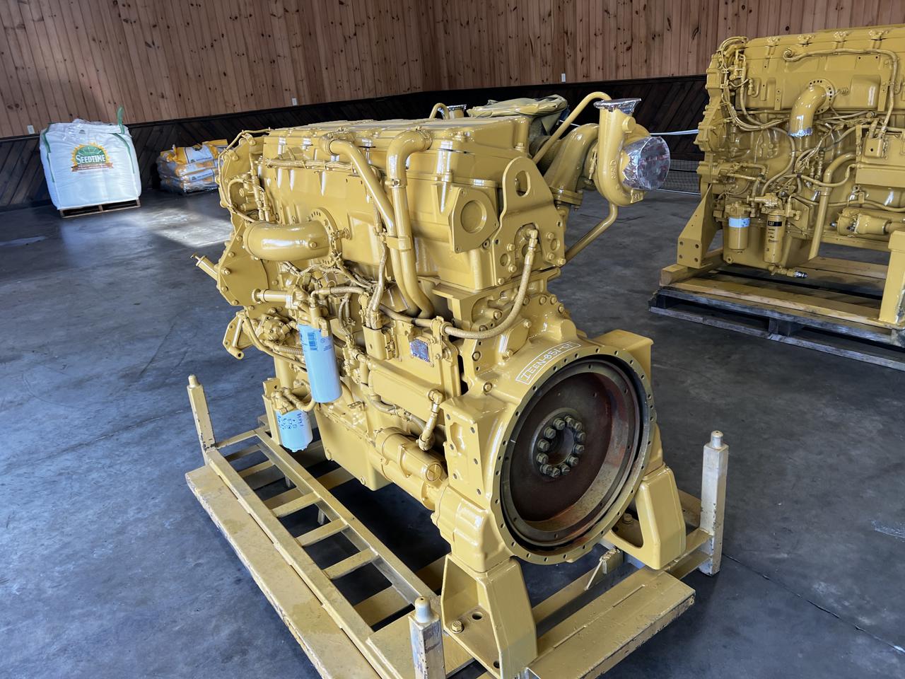 800 HP Caterpillar #C18, Twin Turbo Industrial Diesel Engine, 14" flywheel, 2014