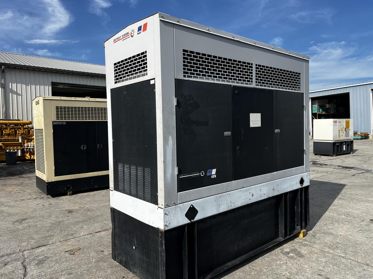 125 KW Spectrum/Kohler #125DSEJB, Diesel Generator Set, 120/208 Volts, 6.8 liter John Deere engine, 1800 RPM