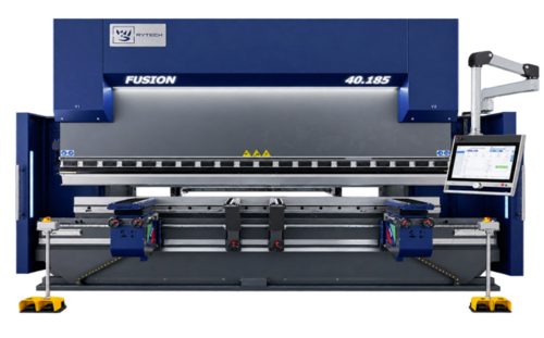 204 Ton, Rytech #Fusion-185-4000, 6-Axis CNC Hydraulic Press Brake, 25 KW, 13.5' overall, 11.8" stroke, 19.7"