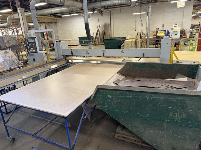 Homag #ESPANA-CH-03/32/25, Panel Saw, 128" cut length, 137" x 20" infeed table, Tria 220 Control, 230/460 V.