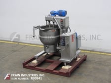 Image for 40 gallon Groen #DHT/1-40, Stainless Steel kettle, gas heated, 1/2 steam jacketed, 50 psi
