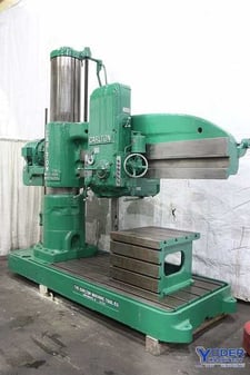 Image for 7' -19" Carlton #4A, radial drill, 88" x50" base, power clamping & travel, 20 HP, #70385