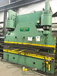 Image for 500 Ton, Cincinnati #500H, hydraulic 12' overall, 120" between housing, 12" adjustable stroke, rear operated manual back gauge, foot pedal, #C5161