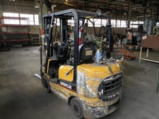 Image for 5000 lb. Caterpillar #2P5000, Propane Forklift, 10'10" max height, hard tire, side shift