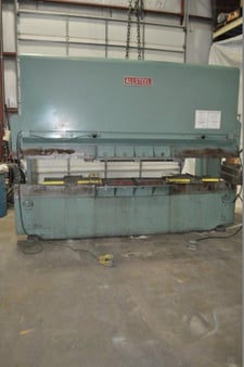 Image for 120 Ton, Allsteel #120-12, hydraulic press brake, 12' overall, 126" between housing, 8" str, 17" open, foot pedal