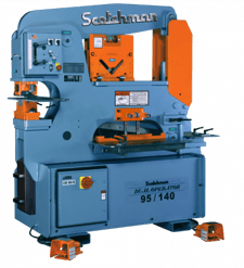 Image for 6" x 6" x 1/2" Scotchman #DO-95/140-24M, hydraulic ironworker, 95 ton, dual operator