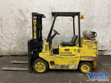 Image for 8000 lb. Hyster #S80XL, LP gas forklift, 117" lift height, 42" x 6" x 2" forks, #74896