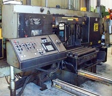 Image for 20" x 27" Hem #F130HA-DC, automatic horizontal bandsaw, 1.5" x 22.2" x .050" blade, 80-400 FPM, chip auger, 1997